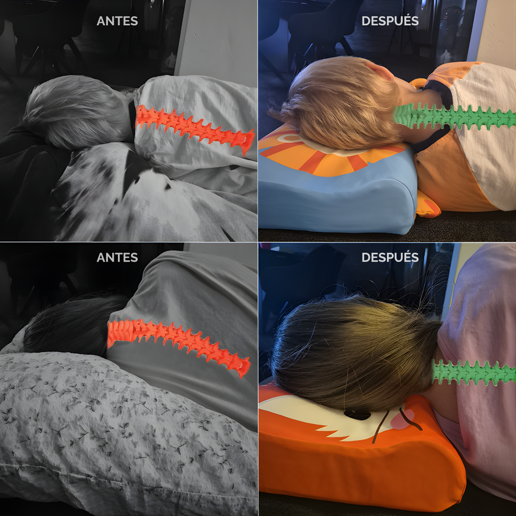 Almohada Infantil Calmly – Sueño tranquilo para tu hijo, descanso sin preocupaciones para ti