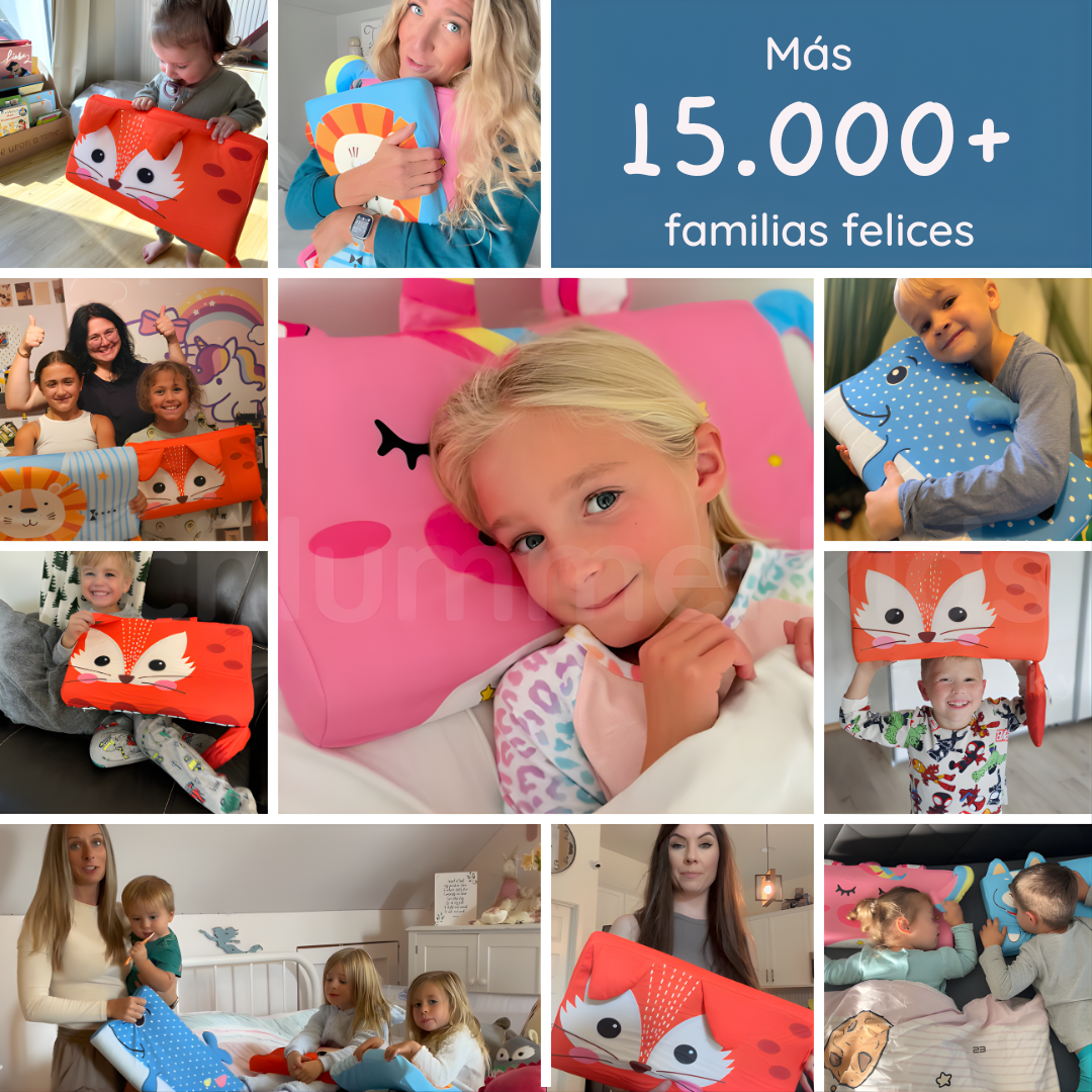 Almohada Infantil Calmly – Sueño tranquilo para tu hijo, descanso sin preocupaciones para ti